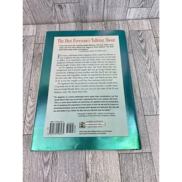 The South Beach Diet Arthur Agatston MD 2003 Hardcover Book Cookbook - Picture 3 of 5